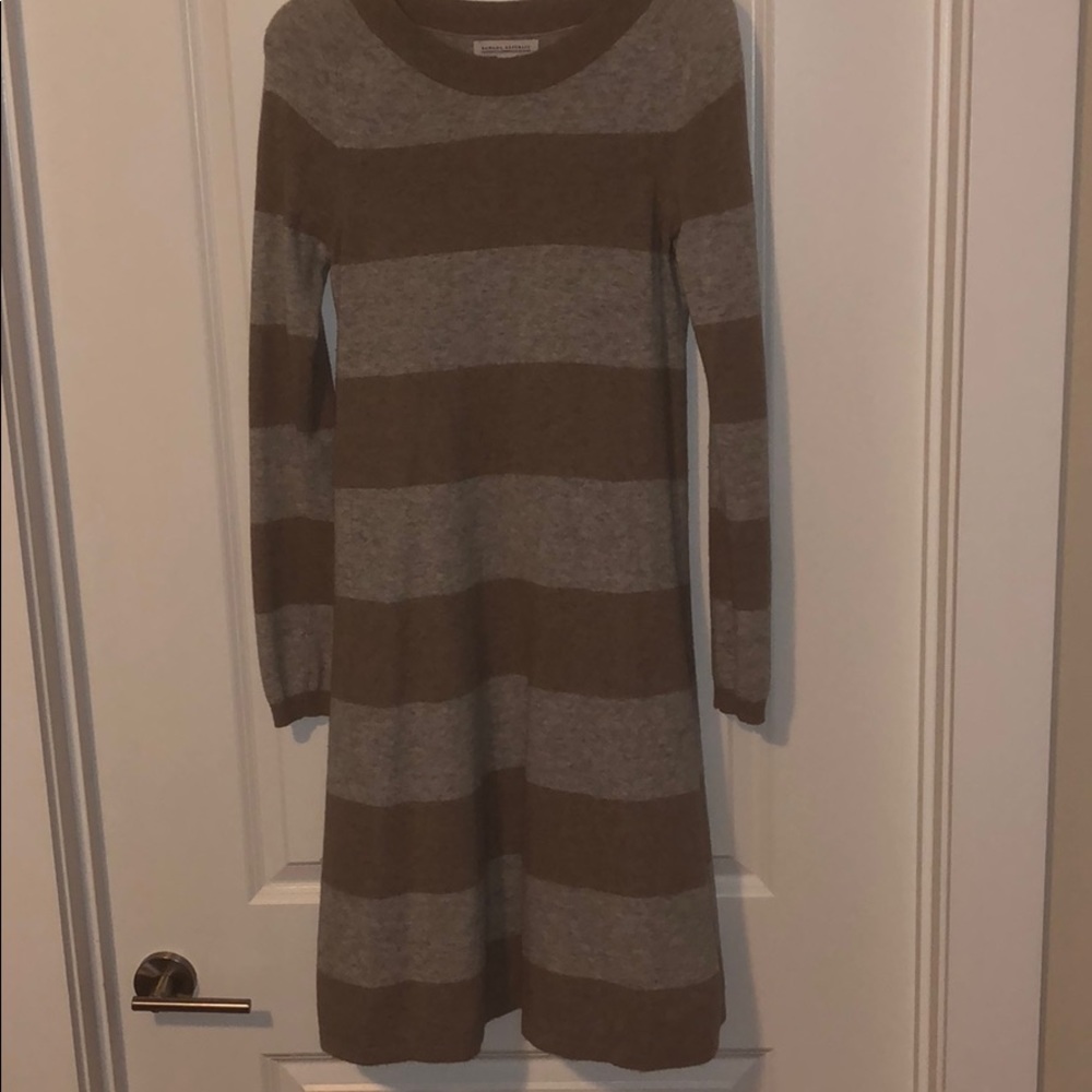 Banana Republic Grey/Tan Cashmere Blend Dress